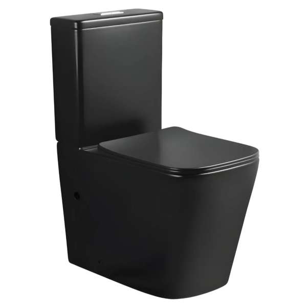Solace back to wall toilet - Black