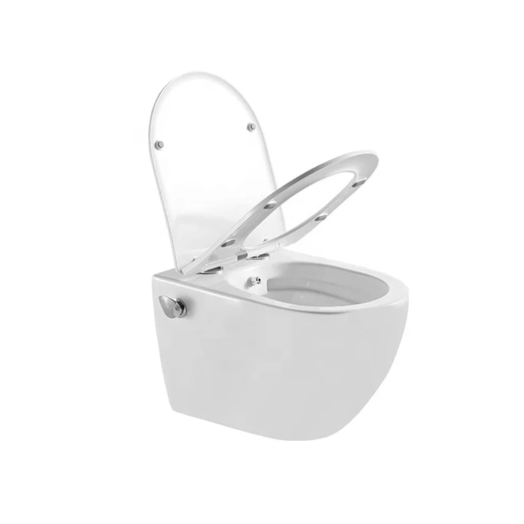 Mira Wall-Hung Bidet Toilet White - Image 2