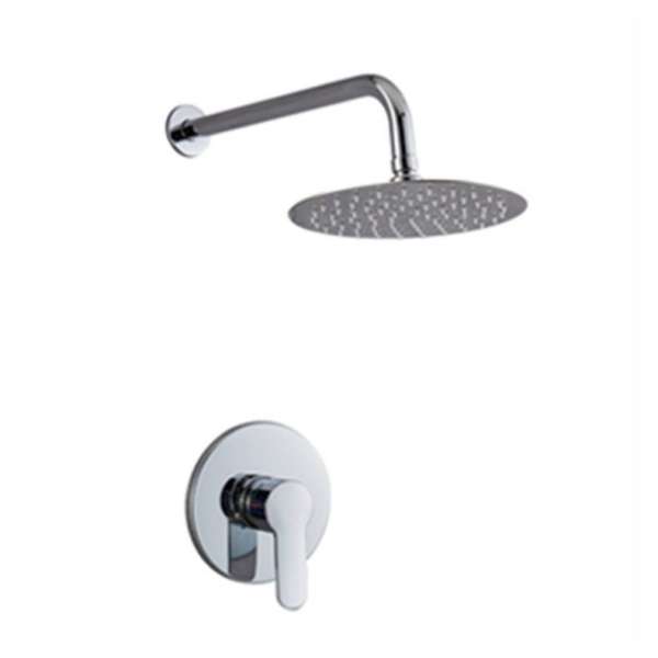 Astra rain shower set round — Chrome