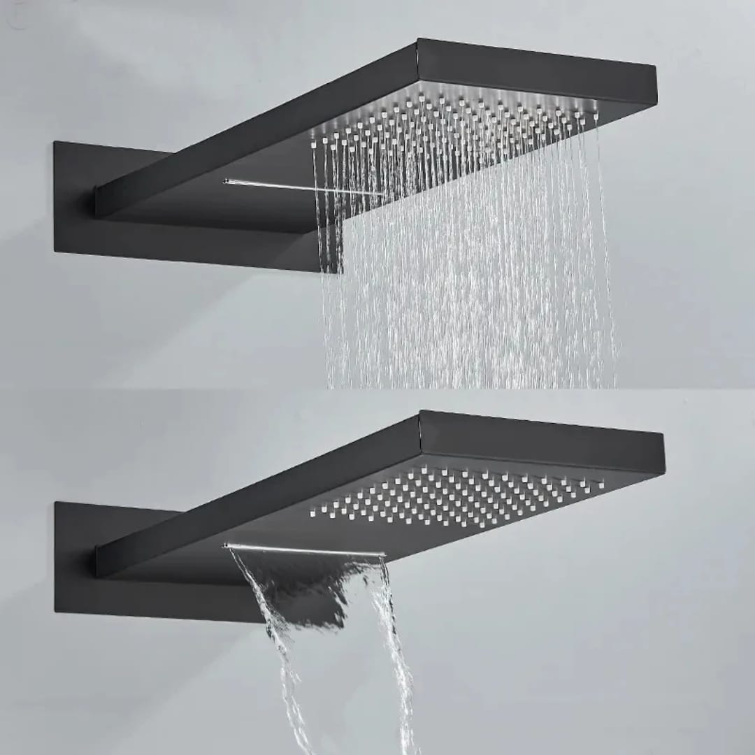 Atlass Rectangle Waterfall Set - Black - Image 3