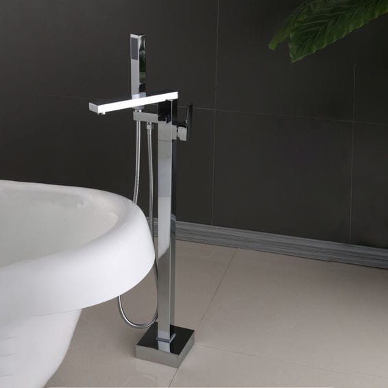 Elara freestanding bath mixer - Chrome