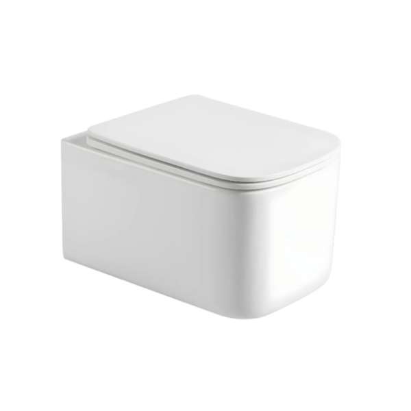 Milano wall hung toilet - White