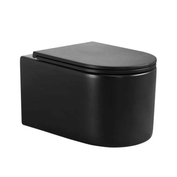 Milano wall hung toilet - Black