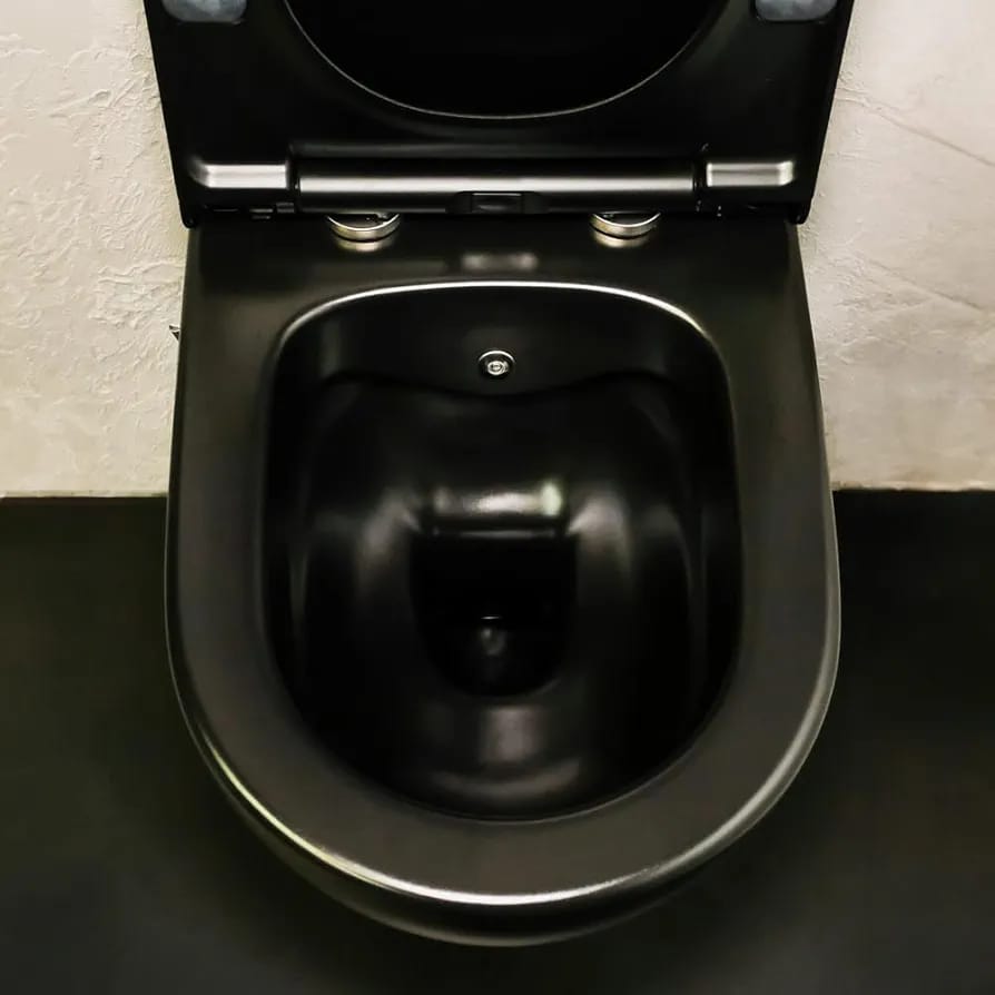 Mira Wall-Hung Bidet Toilet Black - Image 2
