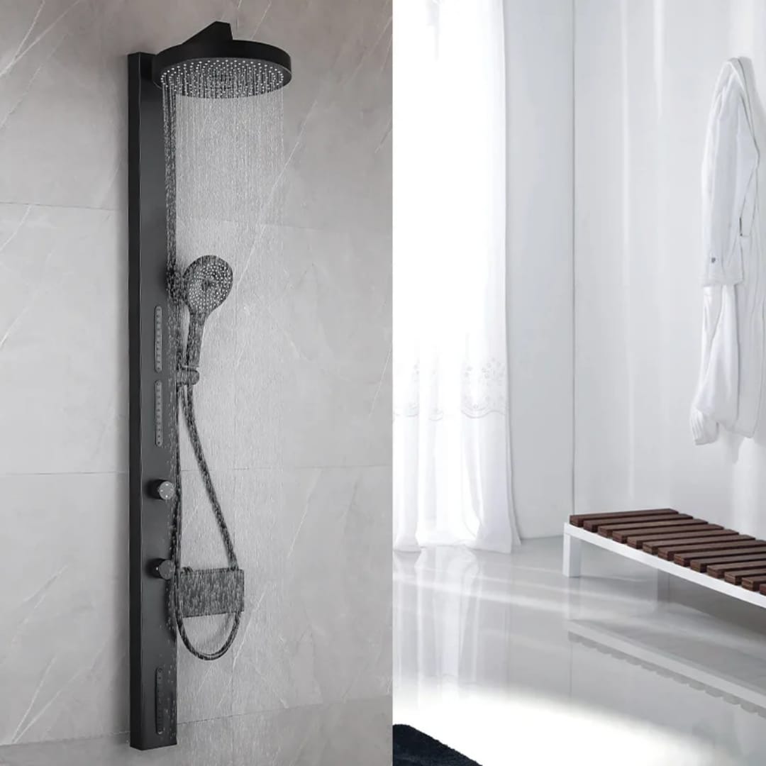 Lucile Noir Shower Column - Image 3