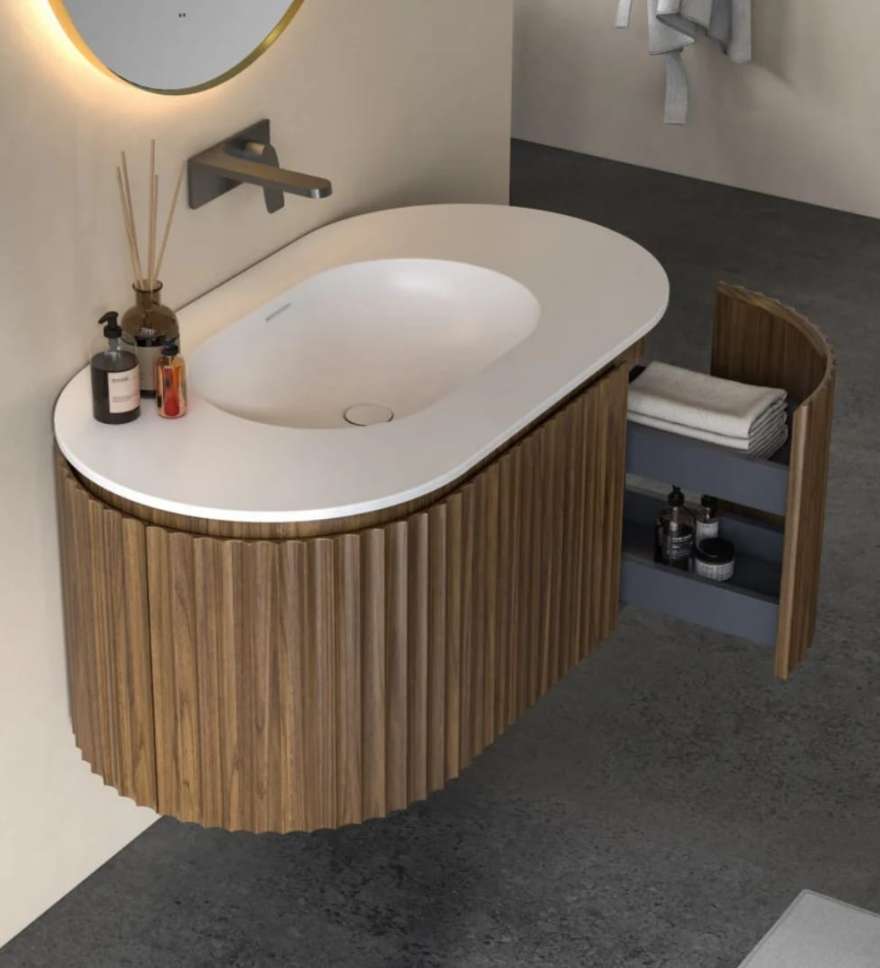 Lucile Bellagio Fluted Vanity