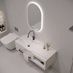 Lucile Nero Milano Wall Vanity
